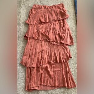 Anthropologie Maeve Terracotta Skirt